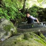 大雨後の土砂除去作業