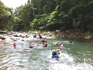 川の観察会