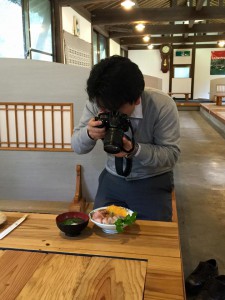 黄金イクラ丼の取材