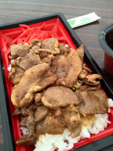 肉の中村の特製カルビ丼