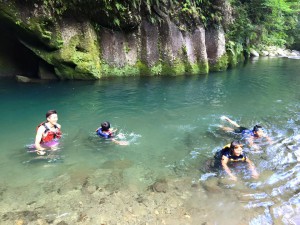 渓流川遊び安全教室