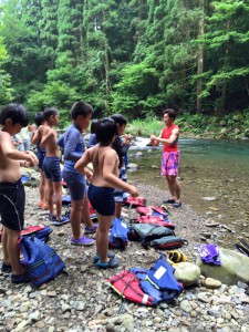 渓流カヌー体験教室