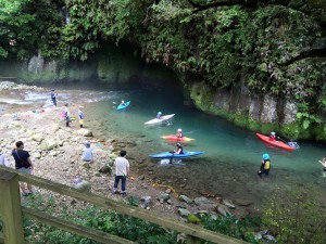 渓流カヌー体験教室