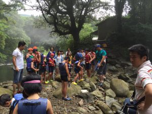 宮村小学校の親子川の安全教室