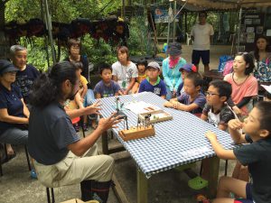 毛ばり作り見学教室