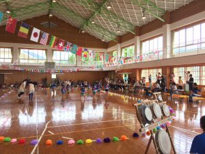 三股町立長田へき地保育所最後の運動会