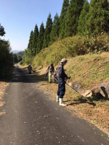 大八重公民館の奉仕作業