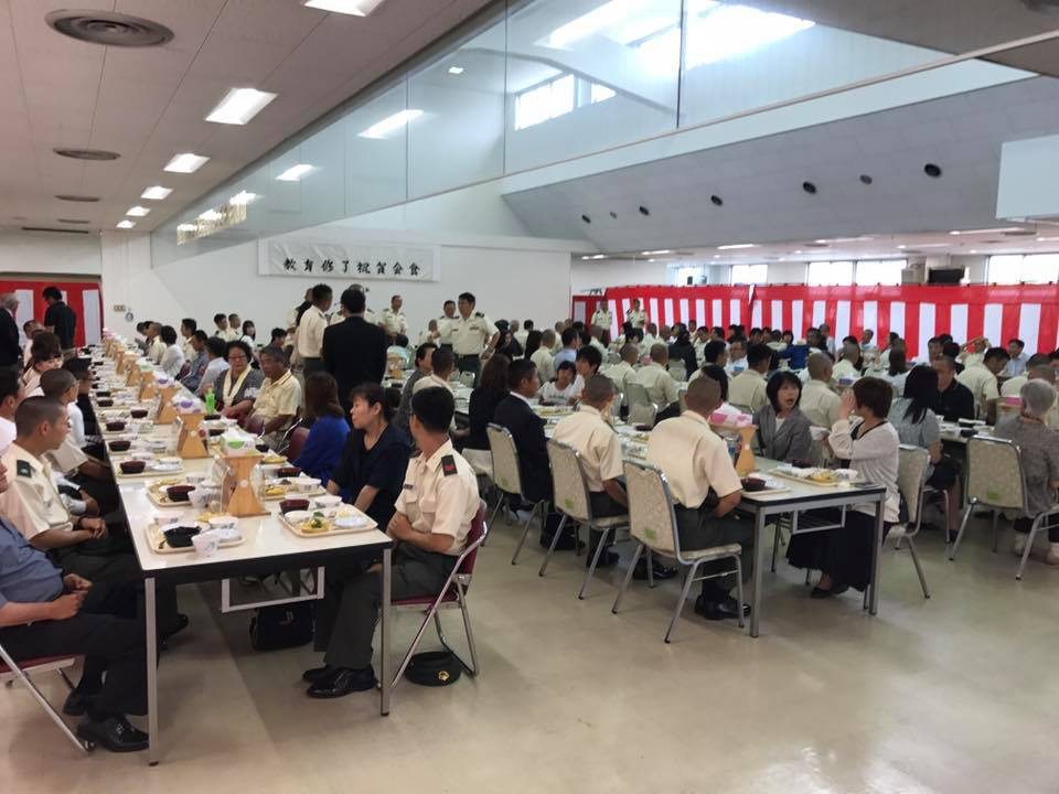 自衛官候補生教育修了式