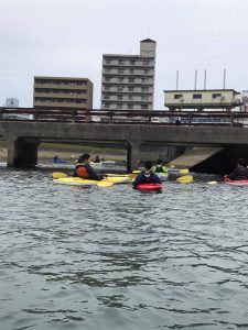 今日はカヌーインストラクター