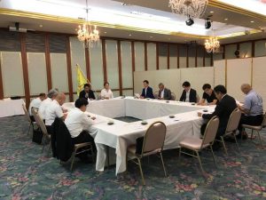 宮崎県防衛協会青年部会の理事会
