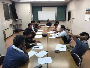 三股町青年協議会「きずな」の役員会