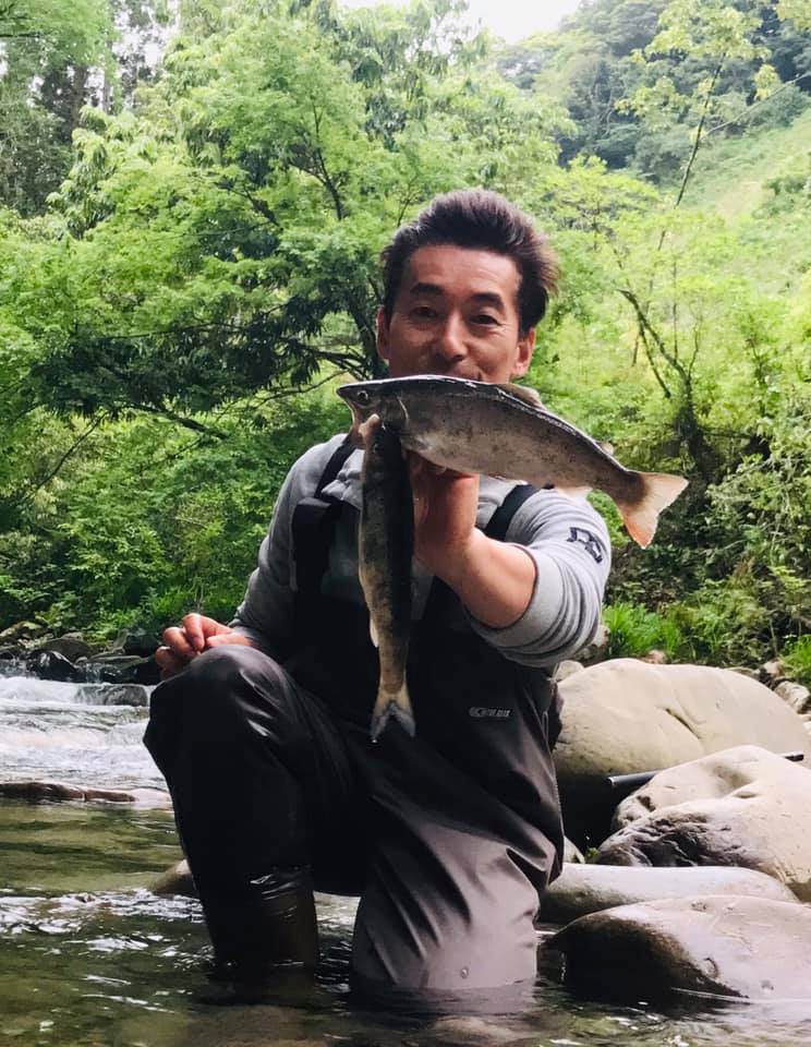 渓流釣り