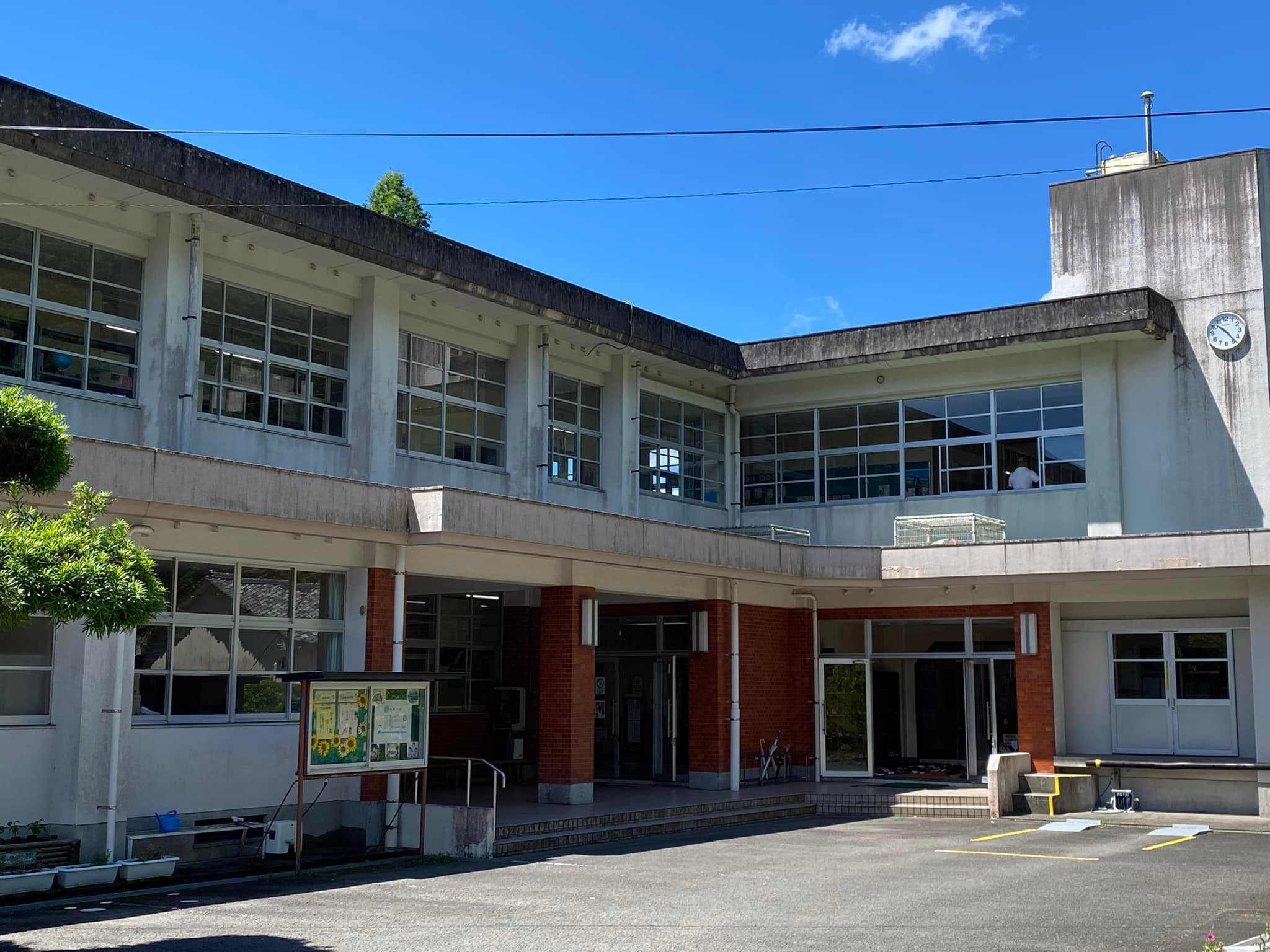 長田小学校の学校参観