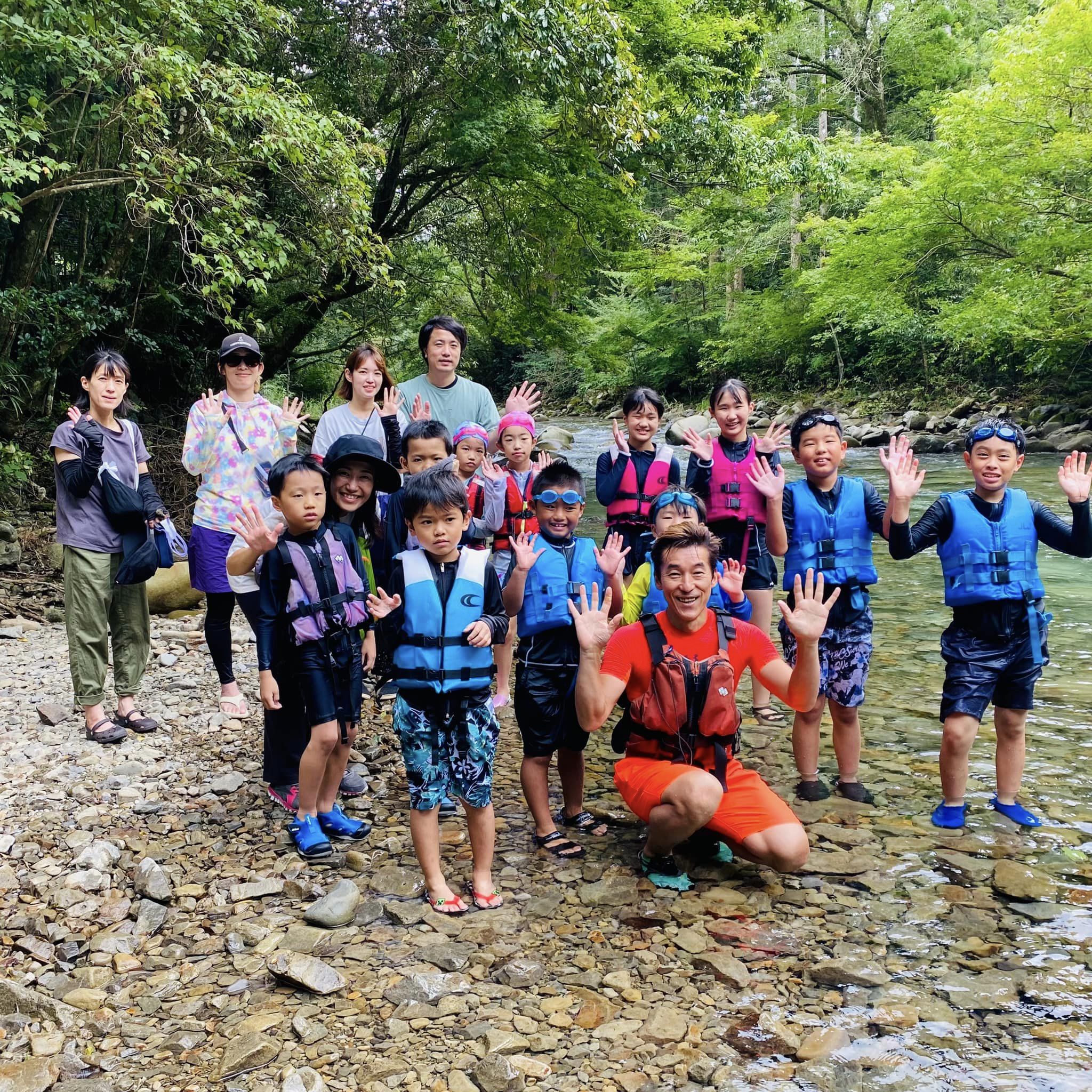 8月22日、川遊び安全教室