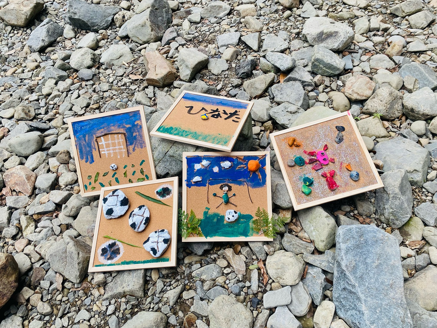 8月19日 川で作る工作教室